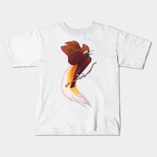 Lesser bird-of-paradise Kids T-Shirt